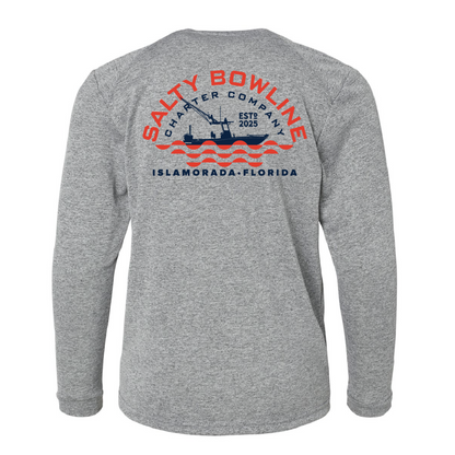 Youth Salty Bowline Performance Fishing Shirt